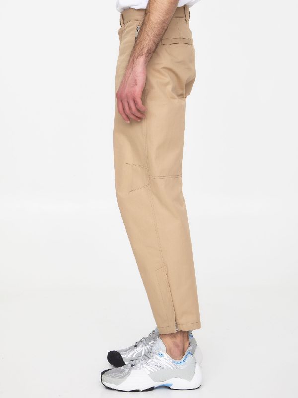 Biker Zip Hem Trousers