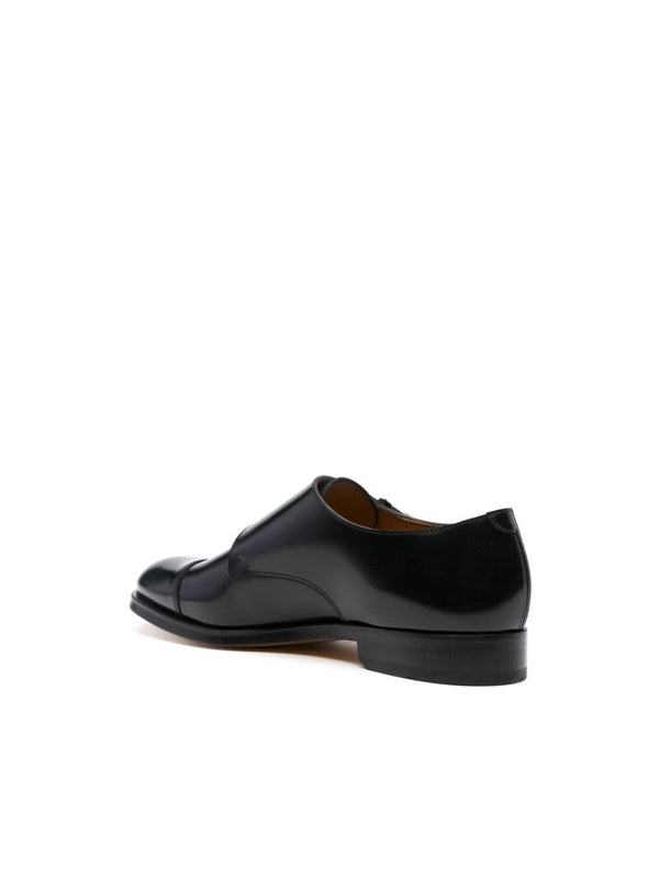 Leather Monk-Strap Shoes