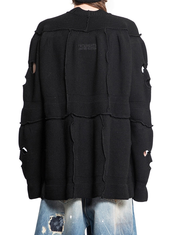 Black Wool Knit