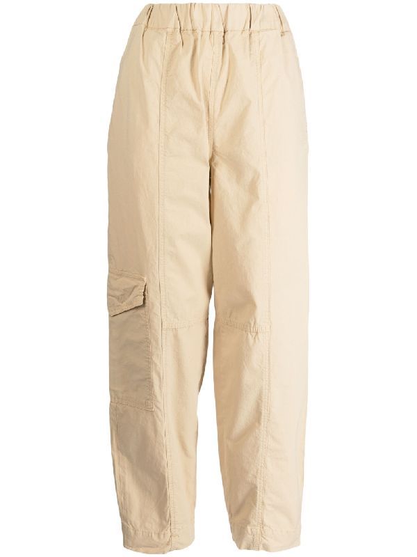 Washed Canvas Curve Pants