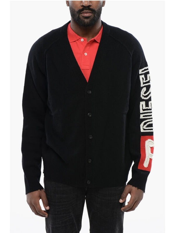 V-Neck Wool K-SARRI Cardigan Cardigans