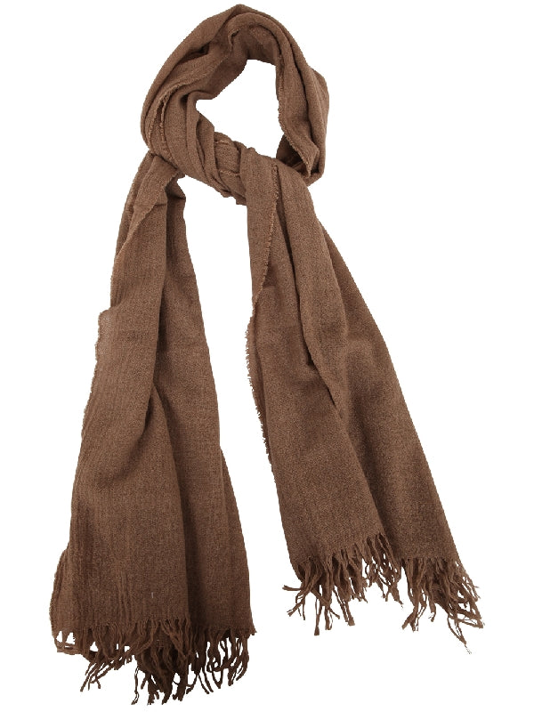 Wool Blend Fringe Muffler