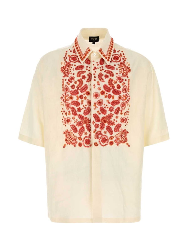 Fendi Ivory Shirts