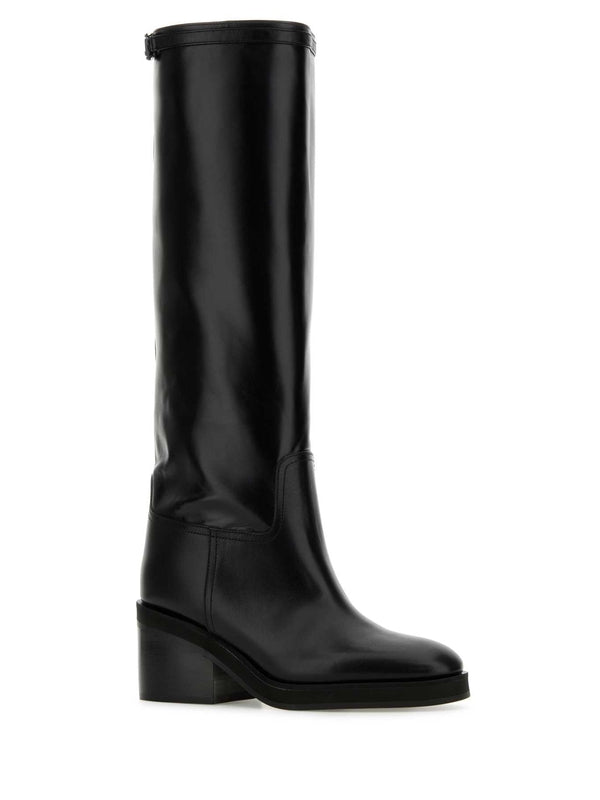 Yasmin Leather High Boots