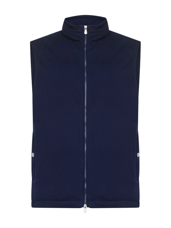 Brunello Cucinelli Navy Vests