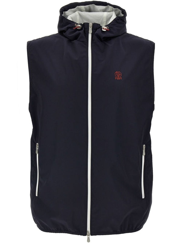 Brunello Cucinelli Navy Vest