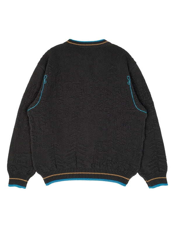 FITZ Logo black knit