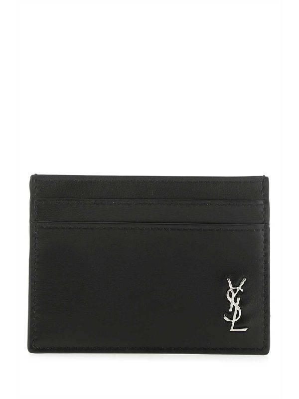 Cassandra Logo Decoration Leather Card Holder
