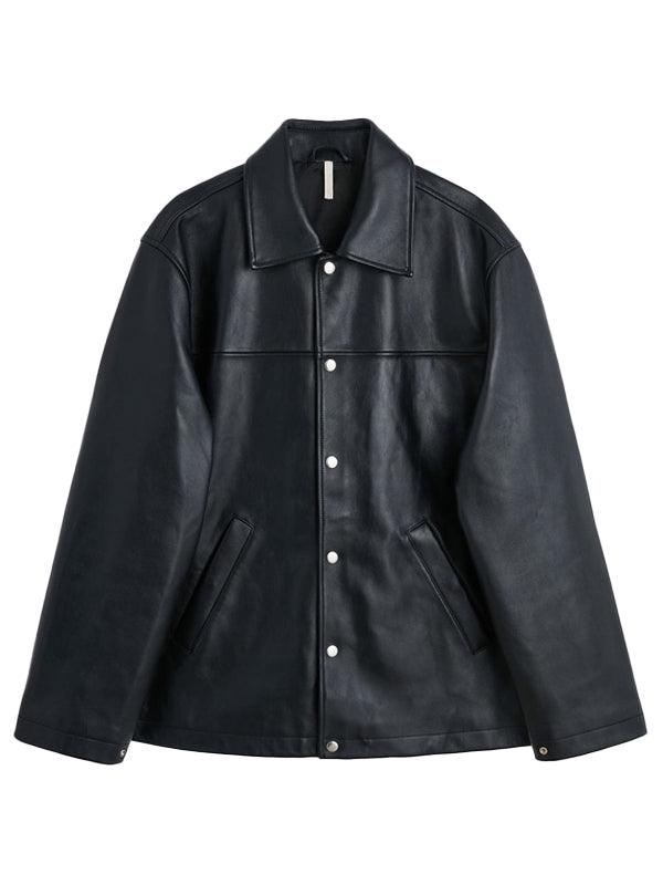 COACH Black Leather Jacket