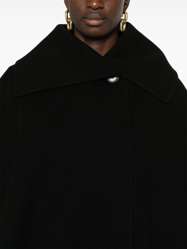 Wool Cashmere Cape Coat