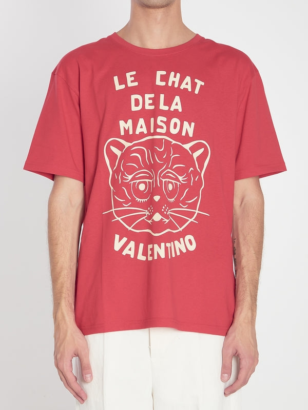 Valentino Red Short Sleeve T-Shirt