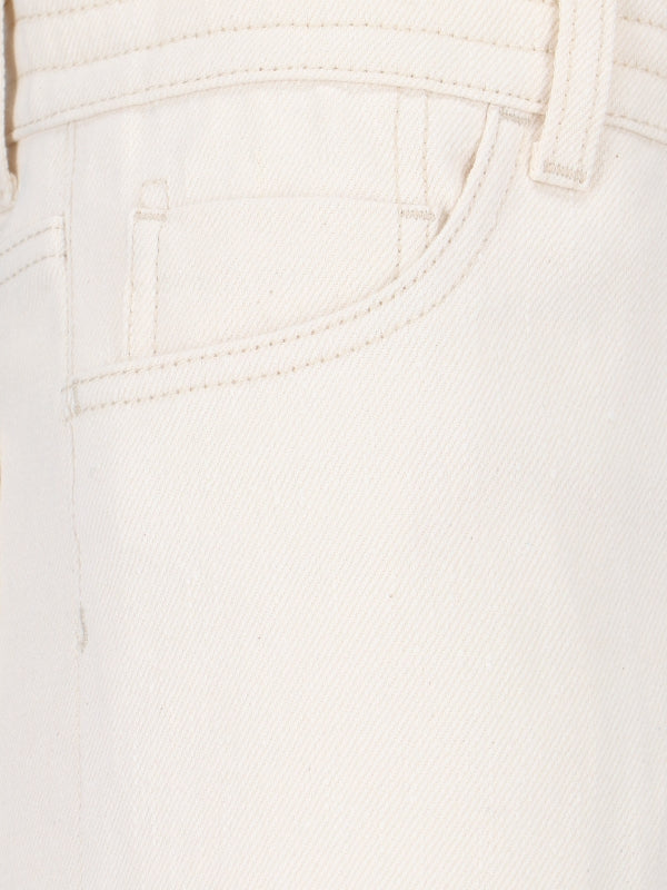 Linen Cotton Denim Pants