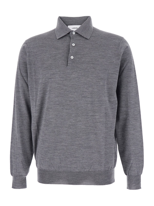 Lardini Grey Polo Shirts