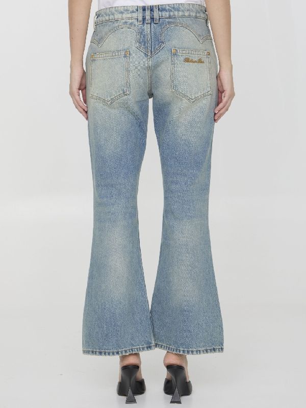 Western Bootcut Denim Pants