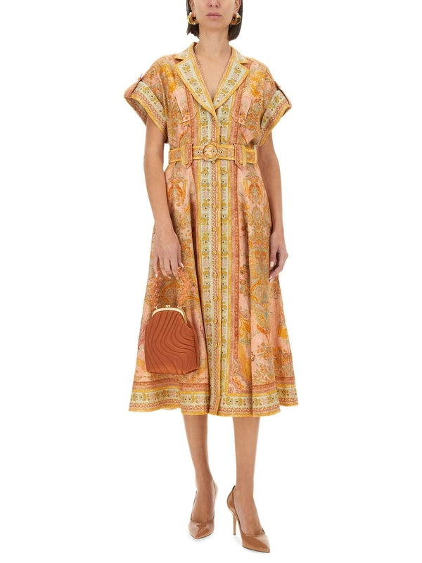 ACACIA Linen Midi Dress