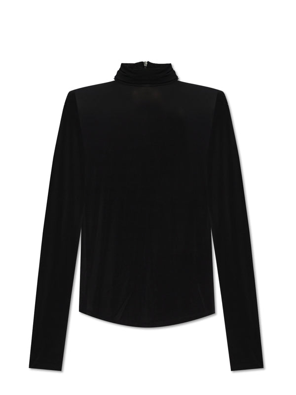 Yoyela High Neck Long Sleeve Top