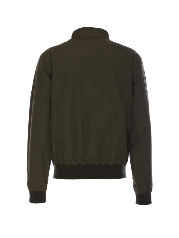 Royston High Neck Nylon Bomber Jacket