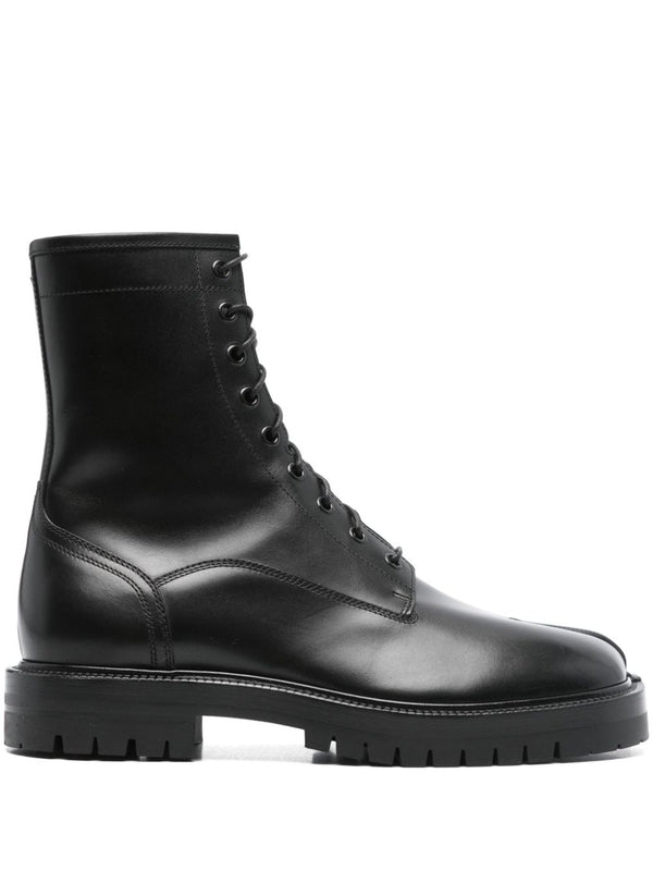 Tabi Leather Combat Boots