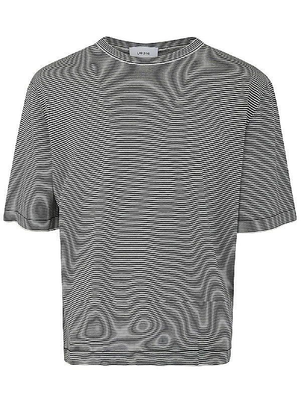 Stripe Crewneck Short Sleeve T-shirt