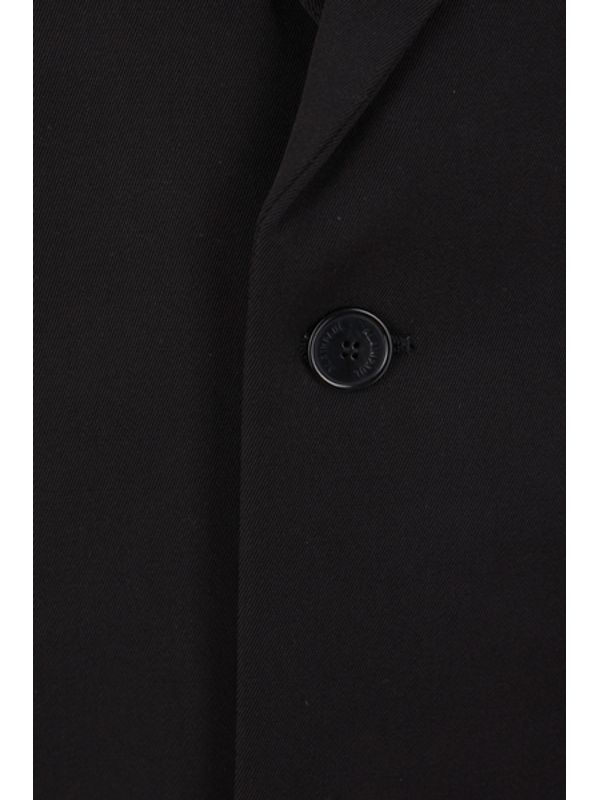 Single-Breasted Wool Blazer