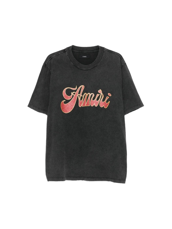 Amiri Black Half Sleeve