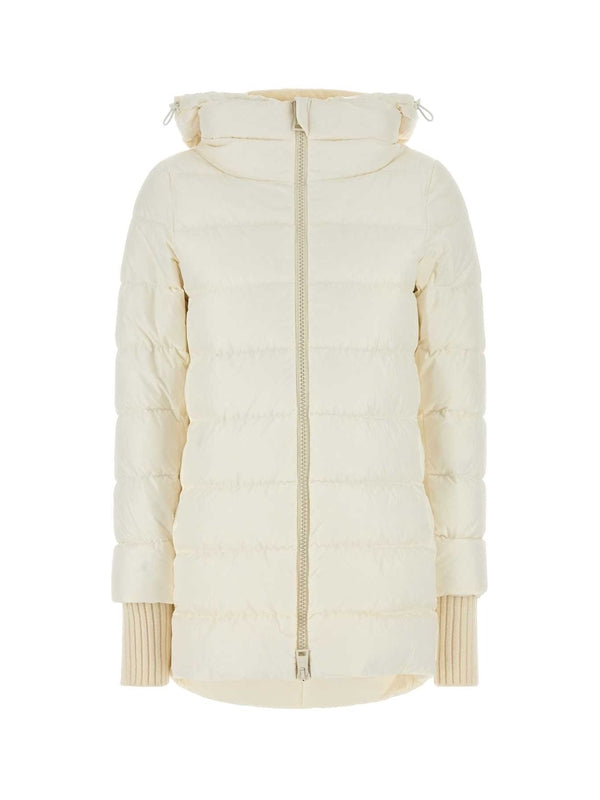 Quilted Nylon Hooded Padding