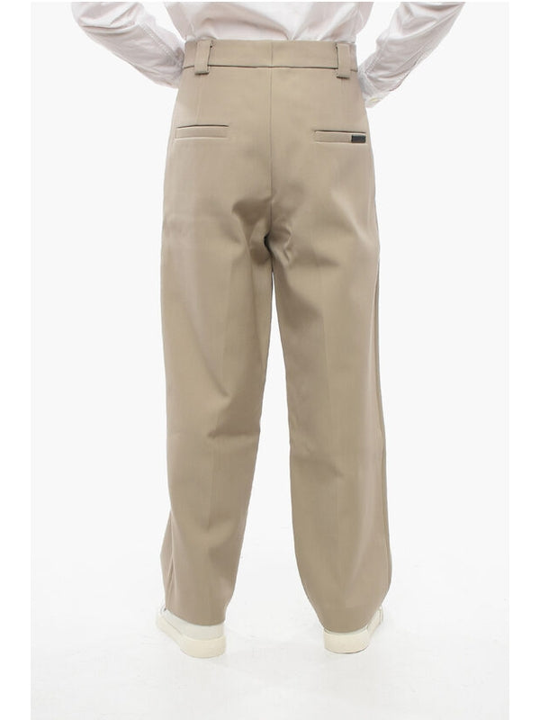 Beige Wool Pants