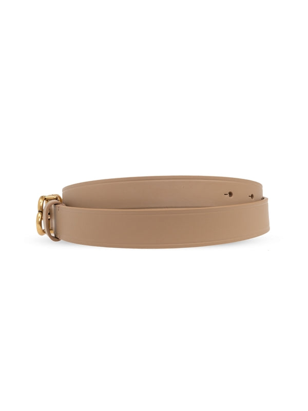 Bb Buckle Leather Belt