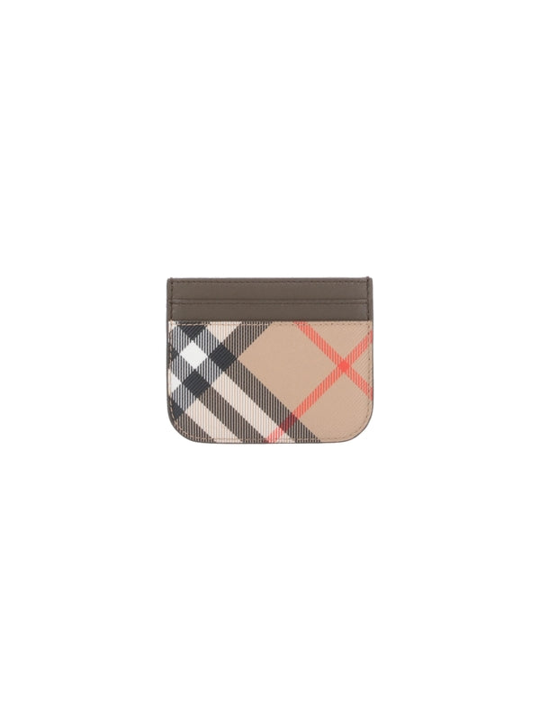 Vintage Check Card Wallet