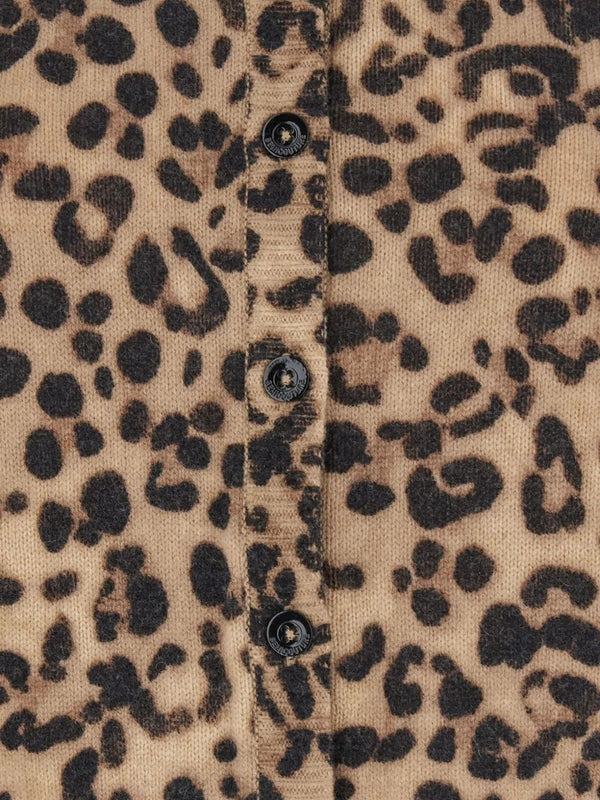 Semi-Couture Leopard Brown Cardigan