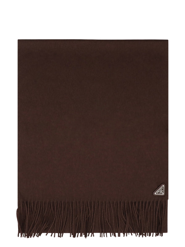 Prada Brown Wool Mufflers