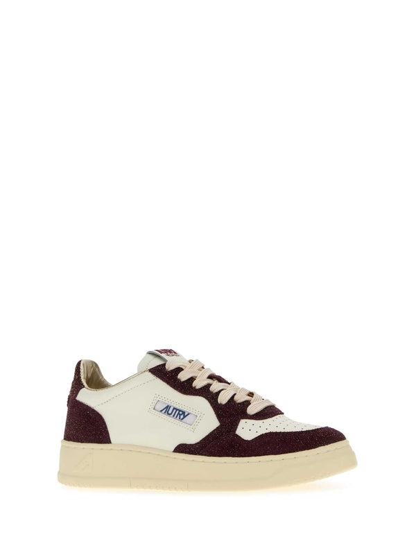 Autry Burgundy Low Top Sneakers