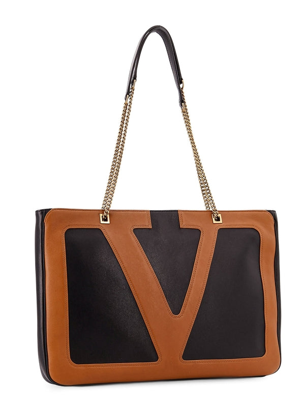 Viva Superstar Leather Chain Tote Bag