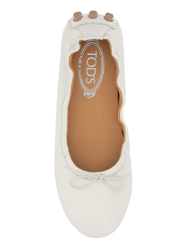 BALLERINAS XXW76K0HD20SOM B013 White Driving Shoes