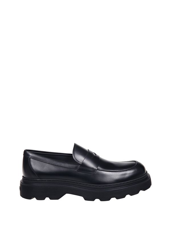 Black Calfskin Loafers