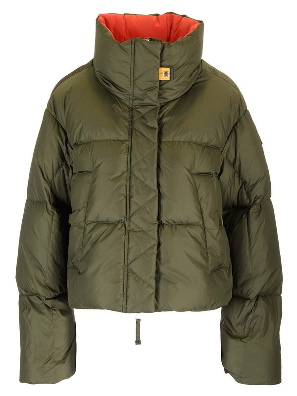 Cecy Logo Patch Padded Jacket