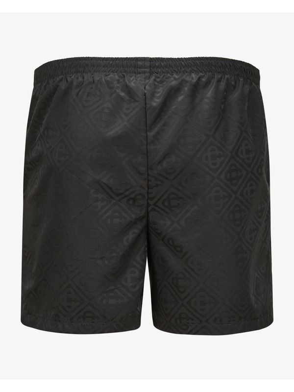 Monogram Logo Patch Swim Shorts