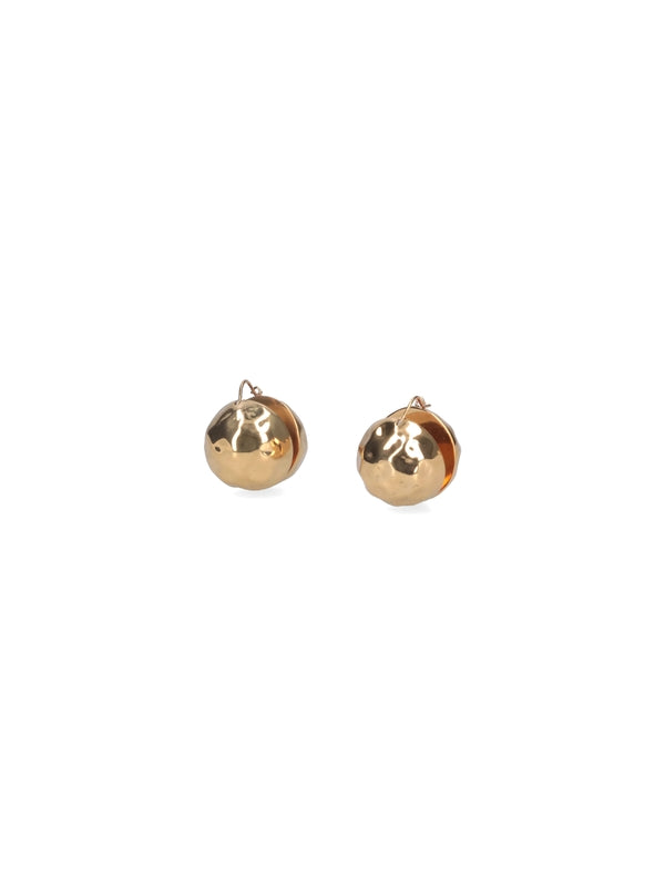 PATOU - Engraving Logo Goldtone Earrings - Jente