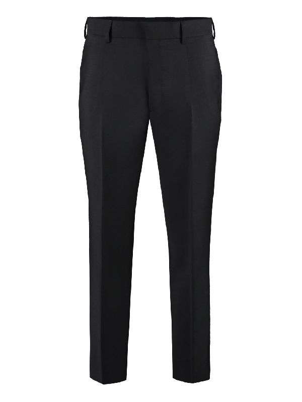 Wool Mohair Tailored Pants