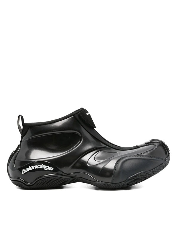 BASKETBALL black metallic sneakers