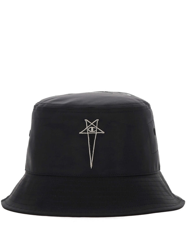 Rick Owens Black Bucket Hat