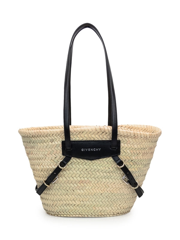 Voyou Raffia Small Tote Bag