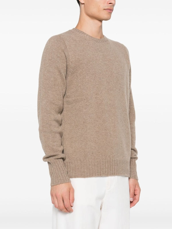 Lambswool Crewneck Knit Top