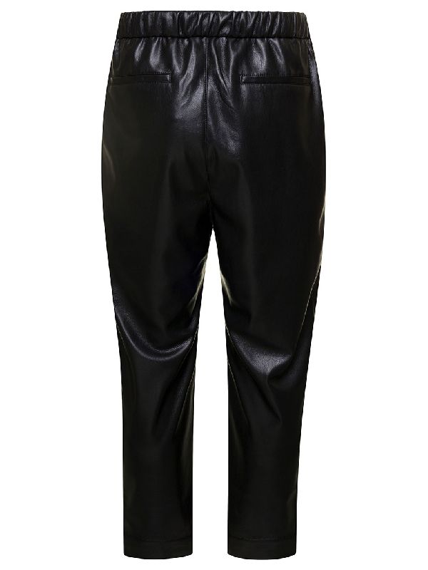 Jain Vegan Leather Drawstring Pants