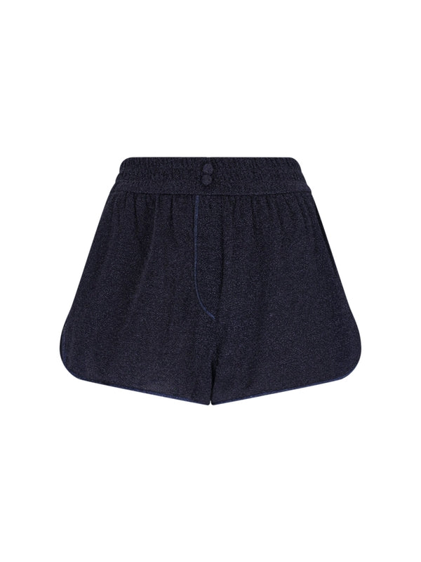 Lurex Banded Shorts