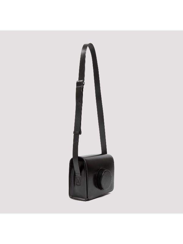 Black Leather Camera Bag