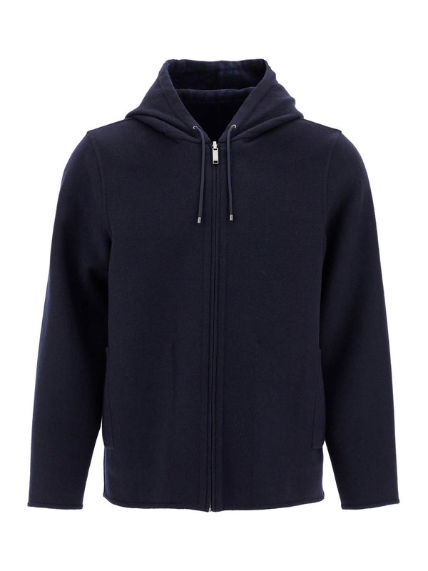 VALENTINO - Reversible Wool Hooded Coat - Jente