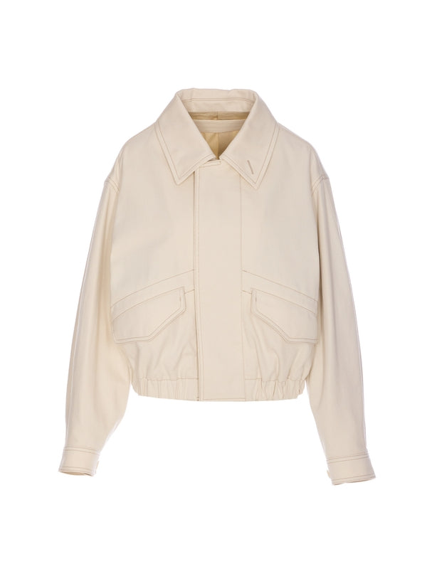 Twill Cotton Bomber Jacket