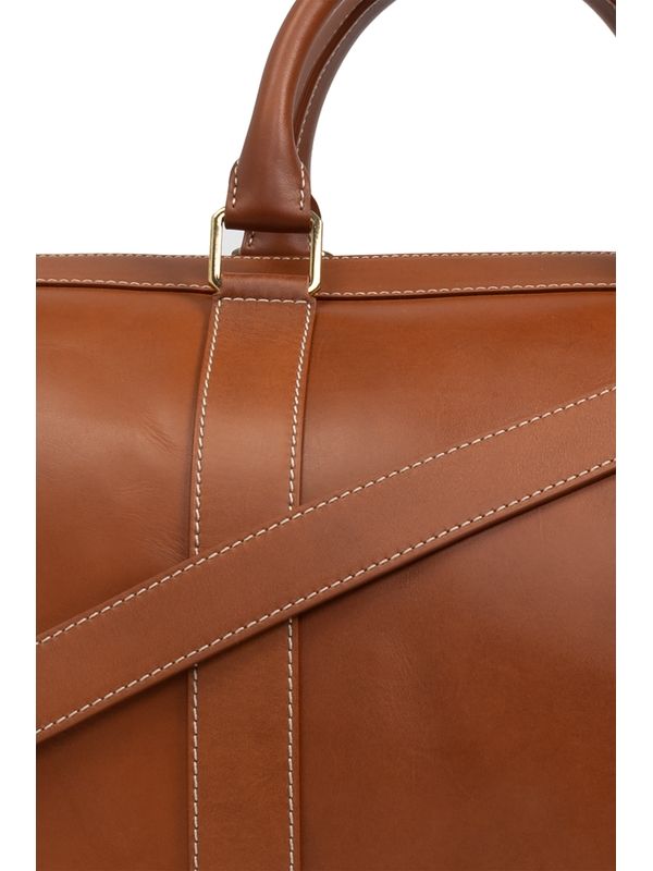 Faded Leather Medium Boston
  Bag