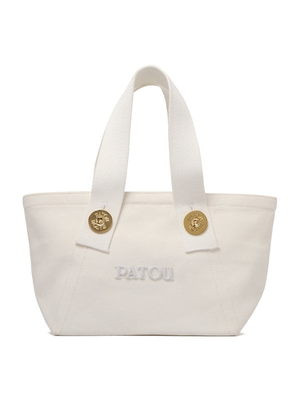 Patou White Tote Bags